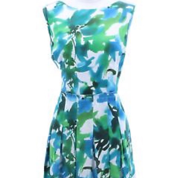 Jones New York Dresses & Skirts - Jones New York Green Blue Floral Sundress